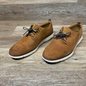 Cole Haan Men's Zerogrand Suede Oxfords, Tan Size 11.5